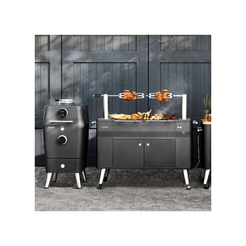Barbacoa de Carbón con Rustidor Hub II