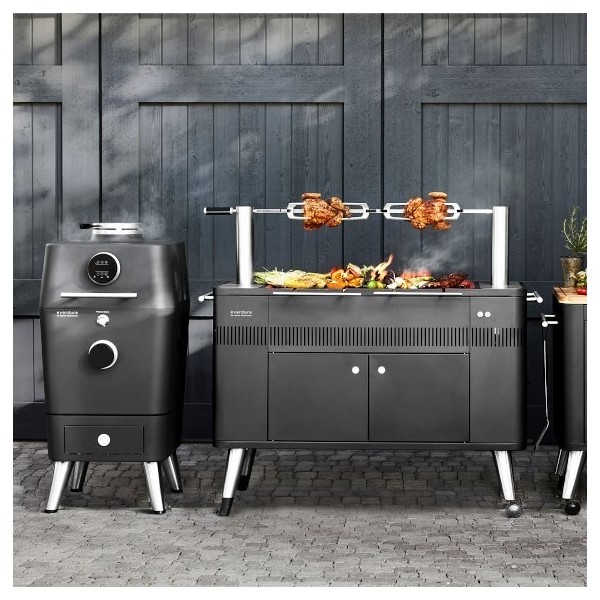 Barbacoa de Carbón con Rustidor Hub II
