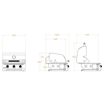 Barbacoa Brabura Fusion 300 LITE de Encastrar 2