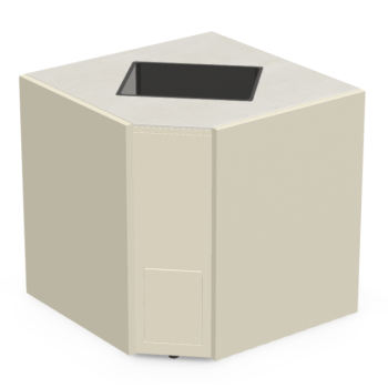Módulo Rinconera CT 90 Brabura con Neolith Y Jardinera para planta 2