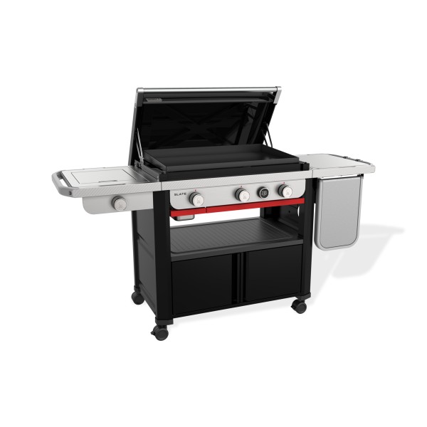Plancha Weber Slate GPD 76 cm con Quemador lateral