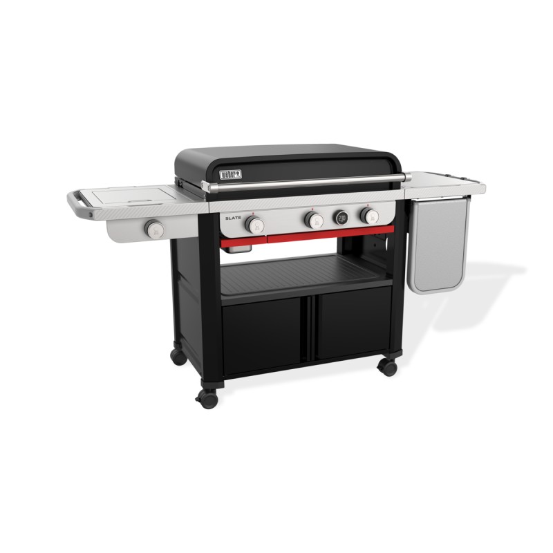 Plancha Weber Slate GPD 76 cm con Quemador lateral