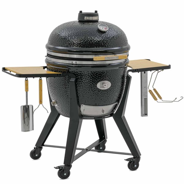 Kamado Monolith TWO.66 con carro y mesas ø 55 cm