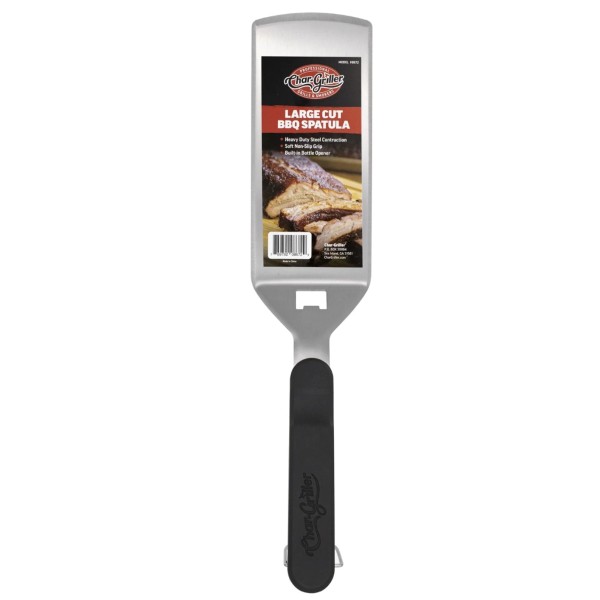 Espátula Char-Griller con corte grande