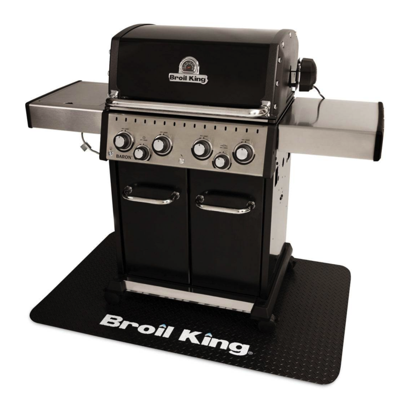 Alfombra Negra 140 x 90 cm. Broil King