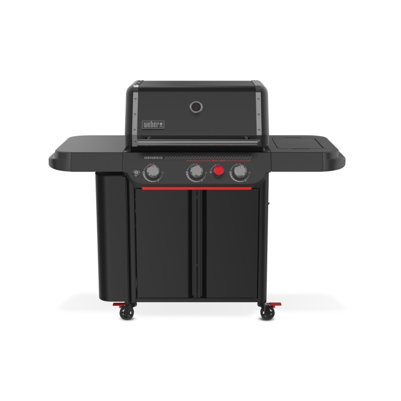Weber Genesis E-330WR Stealth Edition con Asador Giratorio