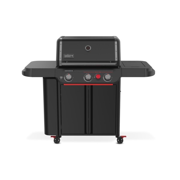 Weber Genesis E-330WR Stealth Edition con Asador Giratorio
