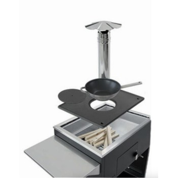 Horno con Barbacoa Fontana Pizza Cocina 2