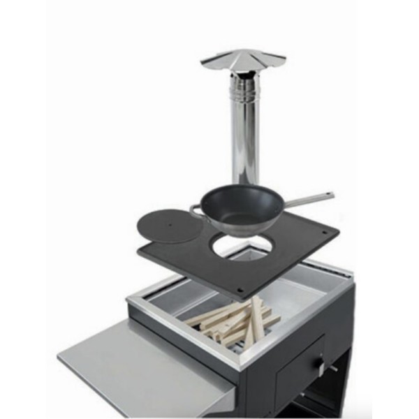Horno con Barbacoa Fontana Pizza Cocina