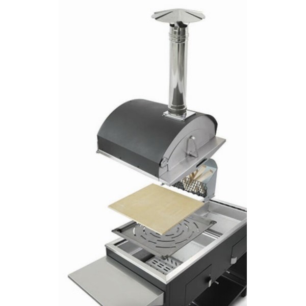 Horno con Barbacoa Fontana Pizza Cocina
