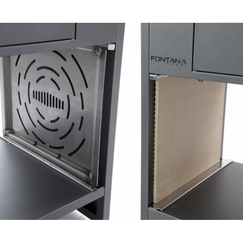 Horno con Barbacoa Fontana Pizza Cocina