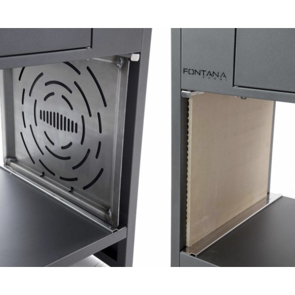 Horno con Barbacoa Fontana Pizza Cocina