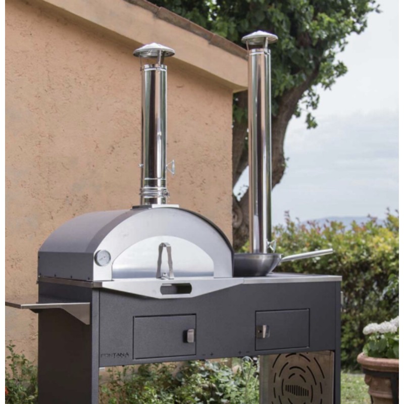 Horno con Barbacoa Fontana Pizza Cocina