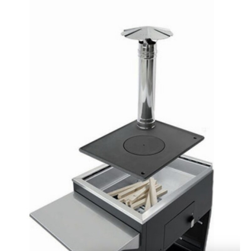 Horno con Barbacoa Fontana Pizza Cocina