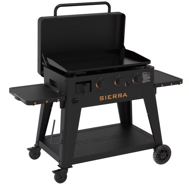 Plancha Pit Boss con Carro Onyx 3 Quemadores