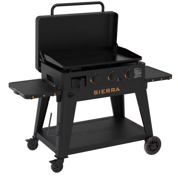 Plancha Pit Boss con Carro Onyx 3 Quemadores