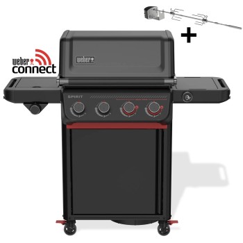 Weber Spirit EPX-435R Stealth Edition con Asador Giratorio