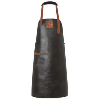 Delantal de Cuero Classic Craft Negro/Cognac Witloft