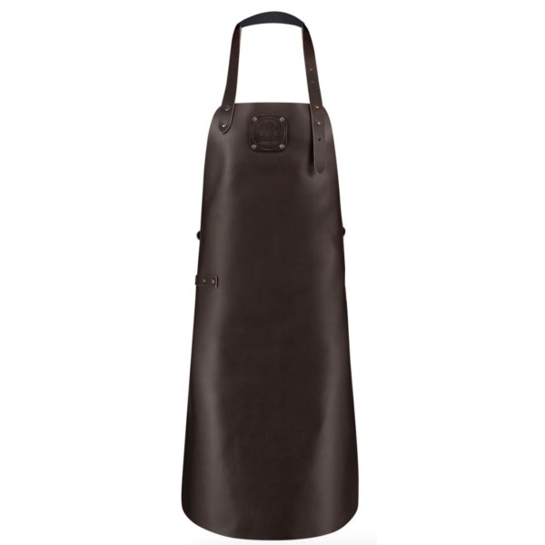 Delantal de Cuero Classic Marrón Oscuro Witloft