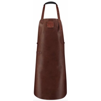 Delantal de Cuero Classic XXL Cognac Witloft