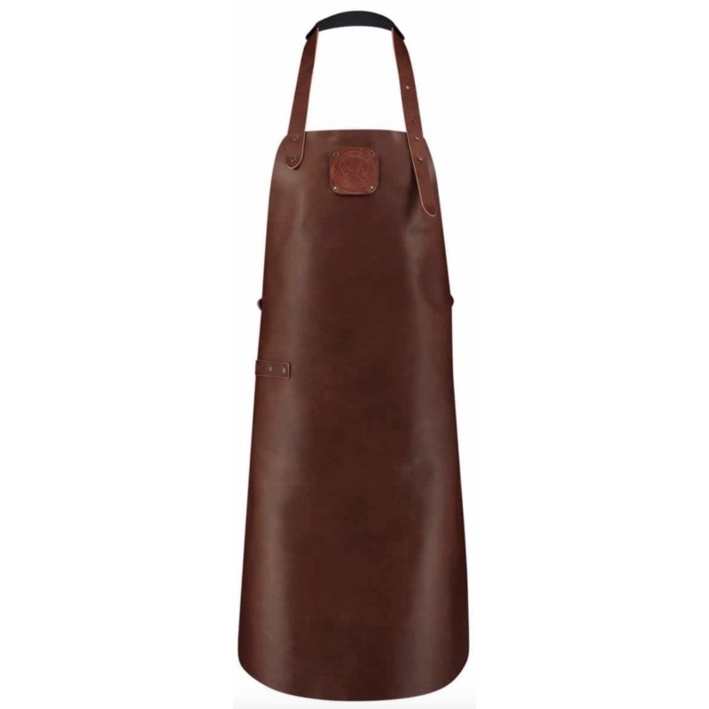 Delantal de Cuero Classic XXL Cognac Witloft