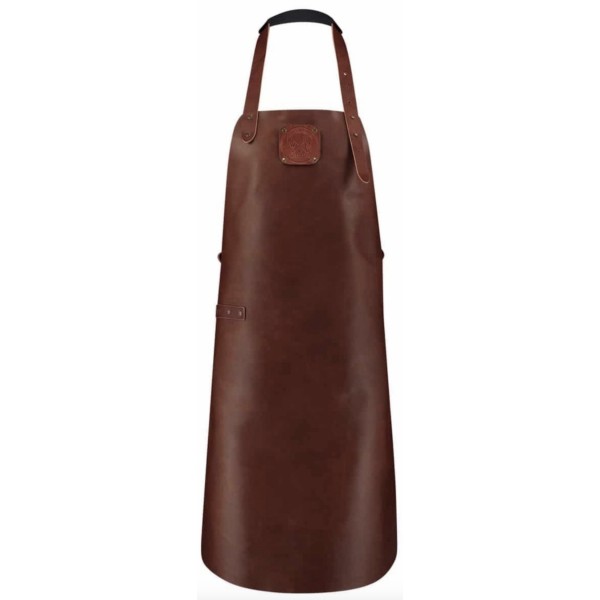 Delantal de Cuero Classic XXL Cognac Witloft
