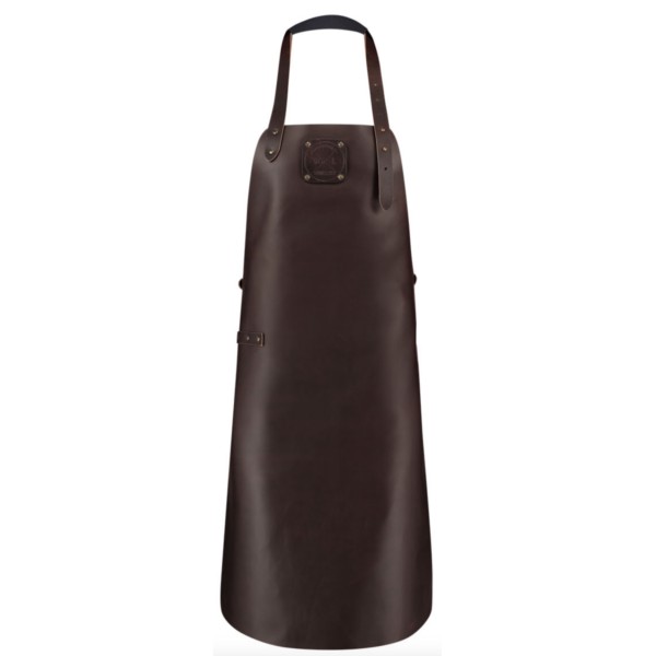 Delantal de Cuero Classic XXL Marrón Oscuro Witloft
