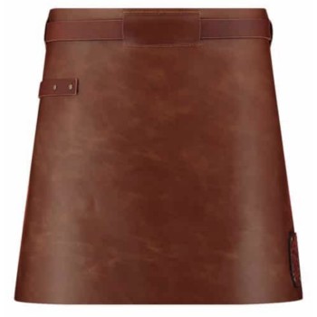 Delantal de Cuero Corto Cognac Witloft
