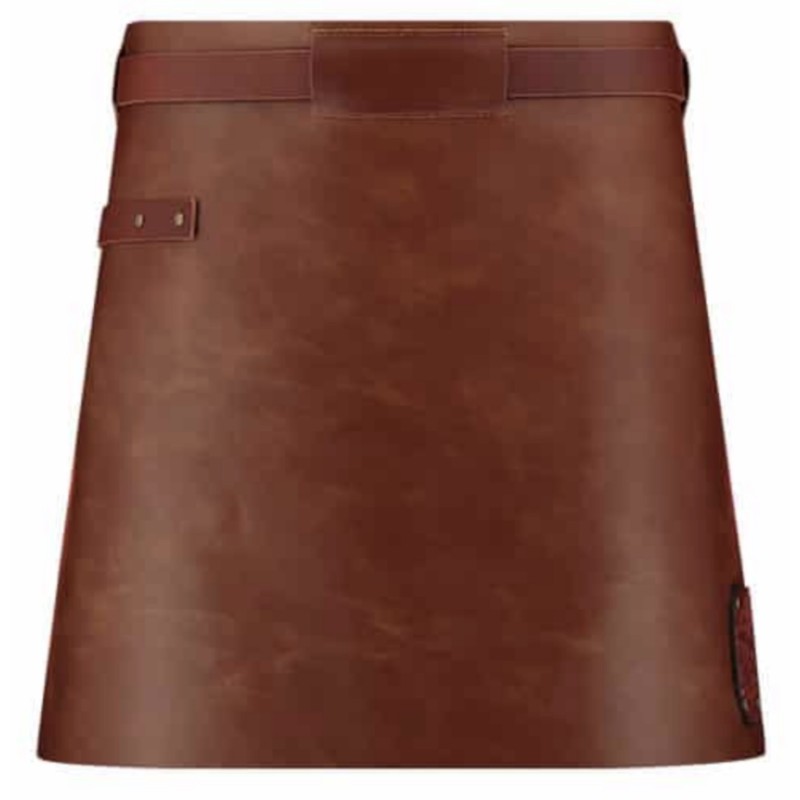 Delantal de Cuero Corto Cognac Witloft