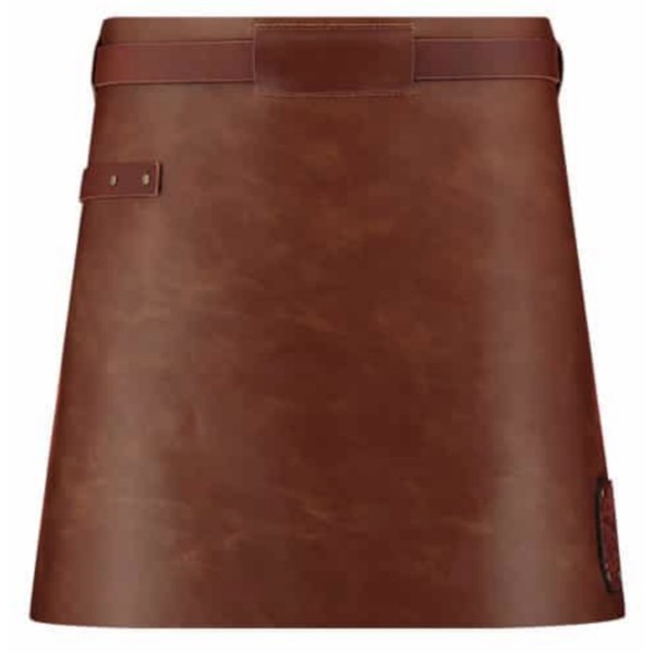 Delantal de Cuero Corto Cognac Witloft