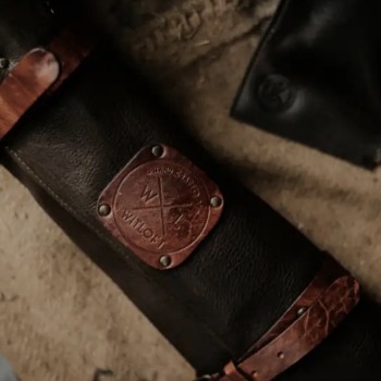 Estuche para Cuchillos 5 Bolsillos Cognac Witloft 2