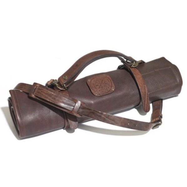 Estuche para Cuchillos 5 Bolsillos Marrón Oscuro Witloft