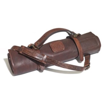 Estuche para Cuchillos 9 Bolsillos Marrón Oscuro Witloft 2