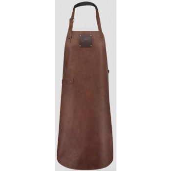 Delantal de Cuero de Búfalo Cognac Witloft