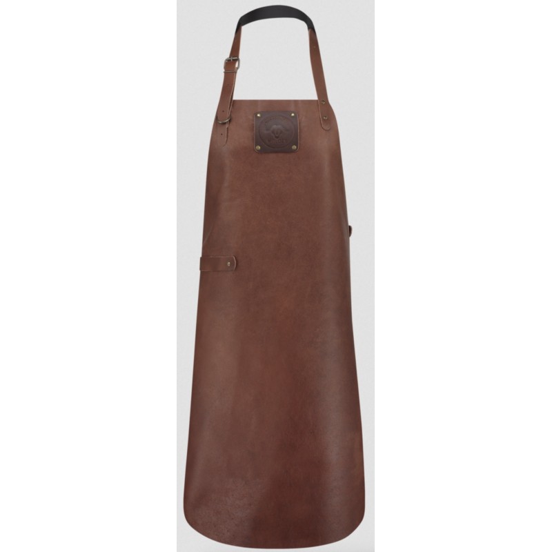 Delantal de Cuero de Búfalo Cognac Witloft