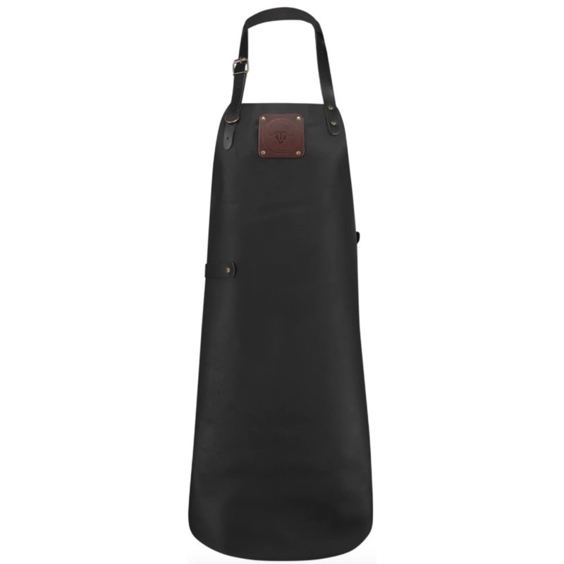 Delantal de Cuero de Búfalo Negro Witloft