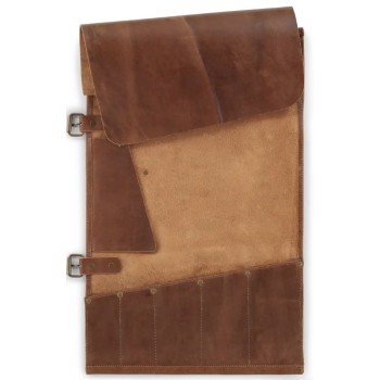 Estuche para Cuchillos 5 Bolsillos Búfalo Cognac Witloft