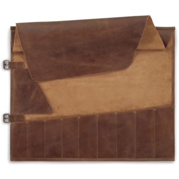 Estuche para Cuchillos 9 Bolsillos Búfalo Cognac Witloft