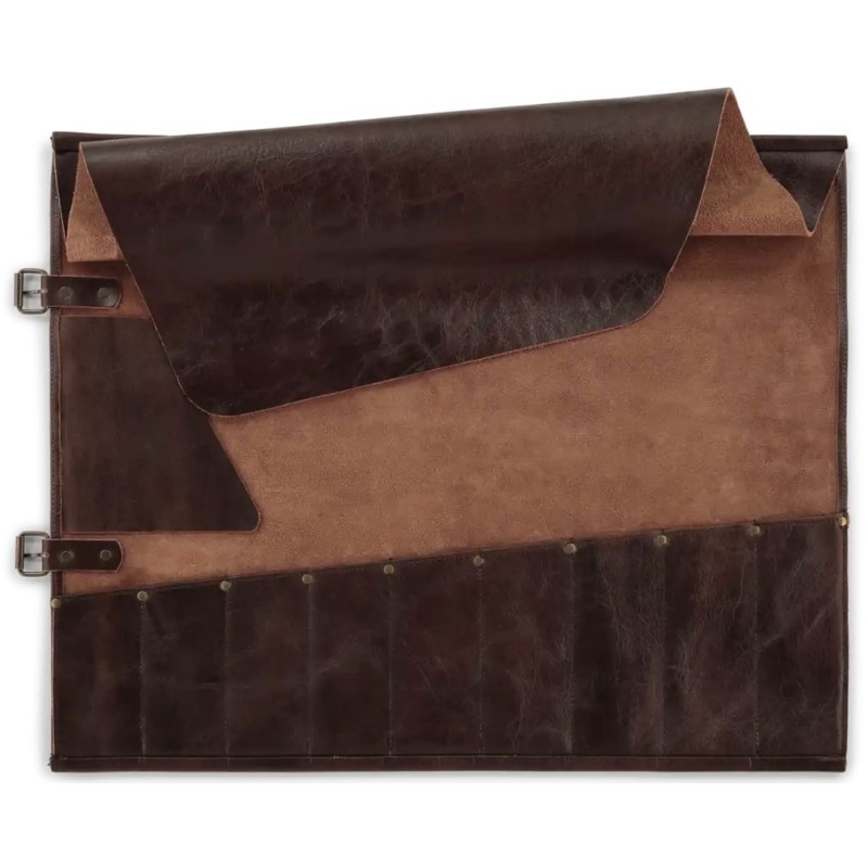 Estuche para Cuchillos 9 Bolsillos Búfalo Chocolat Witloft