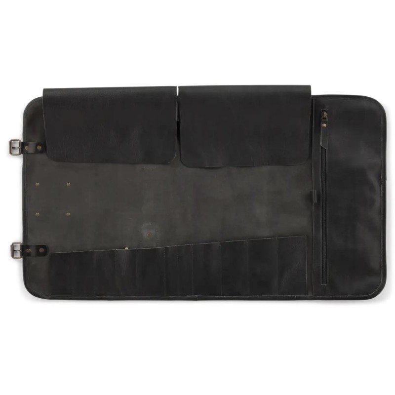 Estuche para Cuchillos 17 Bolsillos Búfalo Negro Witloft