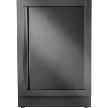 Puerta Vertical Reversible módulo cerrado Negro Mate Oasis