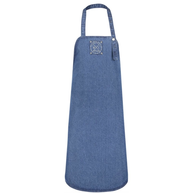 Delantal Vaquero Largo Azul Witloft