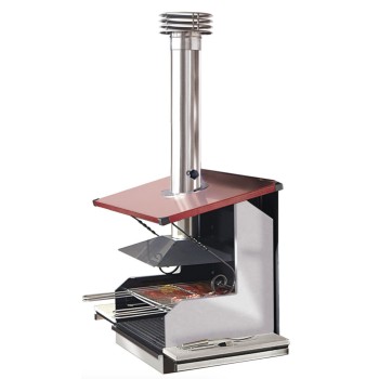 Barbecue Combi 80 x 45 cm para Gusto/Rosso