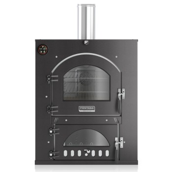 Horno de Leña Encastrable Fontana Inc Qv 80 x 45 Cm.