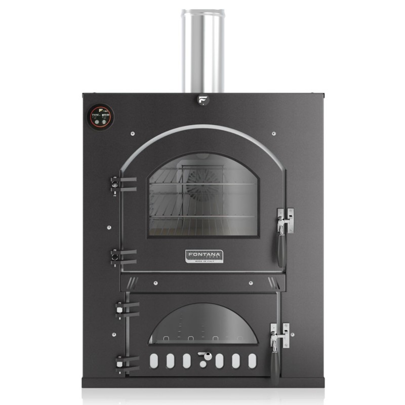 Horno de Leña Encastrable Fontana Inc Qv 80 x 45 Cm.