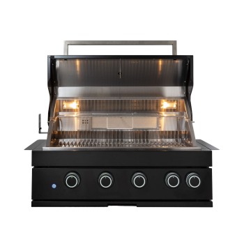 Barbacoa SUNG4B-BK de 4 quemadores para encastrar 2