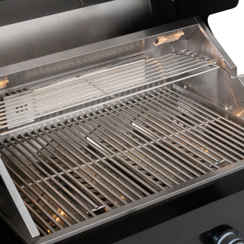 Barbacoa SUNG4B-BK de 4 quemadores para encastrar