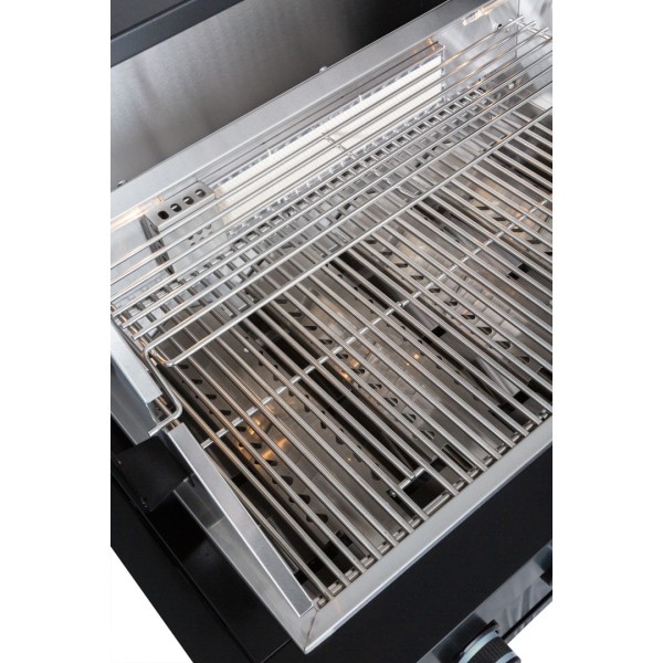 Barbacoa SUNG4B-BK de 4 quemadores para encastrar