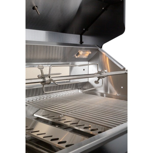 Barbacoa SUNG4B-BK de 4 quemadores para encastrar
