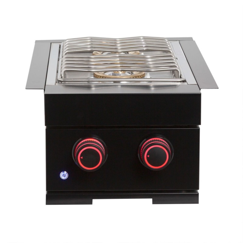 Quemador doble Sunstone SUNDB-BK negro mate